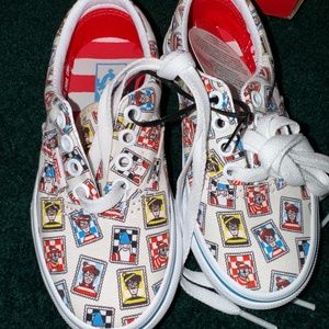Toddler 10.5 where’s Waldo Vans sneakers